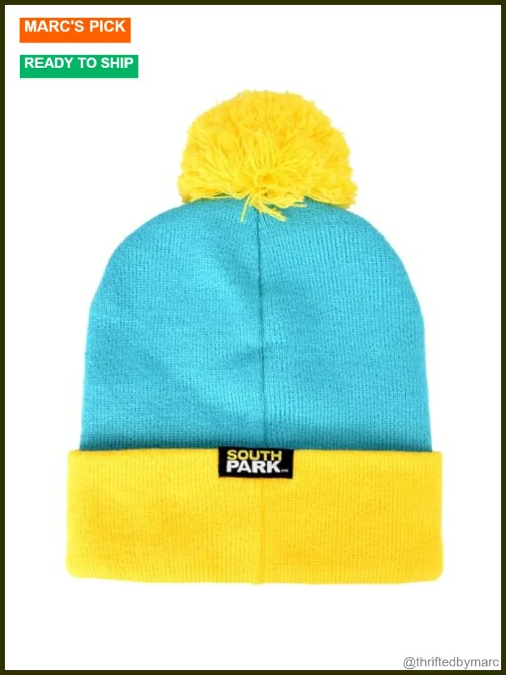 South Park Character Cosplay Beanie Hat, Kenny McCormick Design, One Size Adult